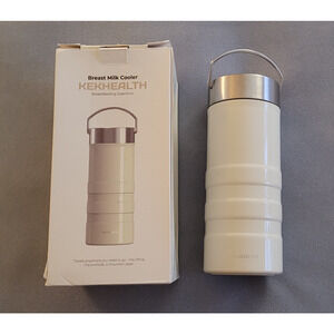 KEKHEALTH Breast Milk Cooler/Portable Chiller with 2 Storage Bottles--22 oz New!